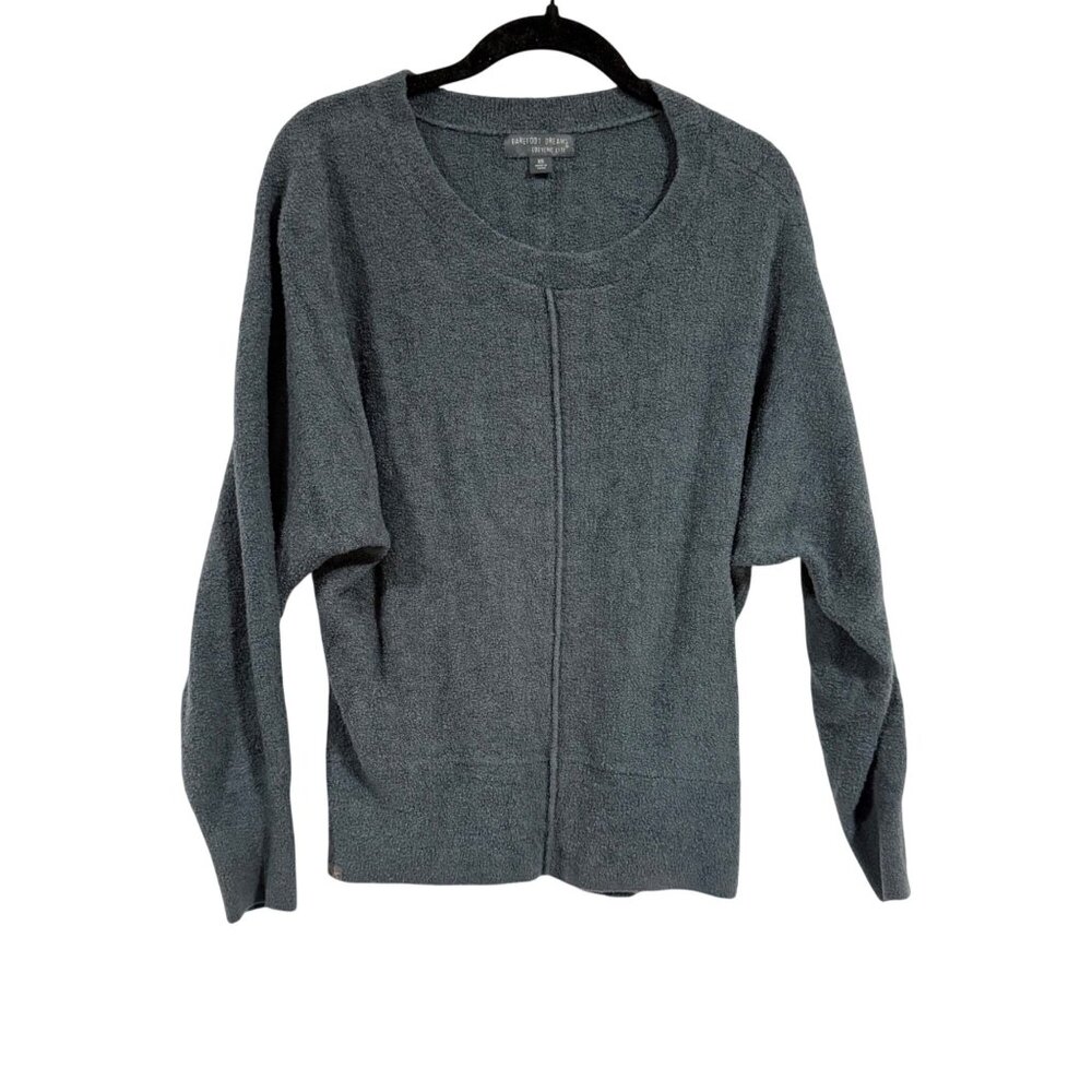 Barefoot Dreams‎ CozyChic Lite Seamed Dolman Pullover in Deep Jade Size XS
